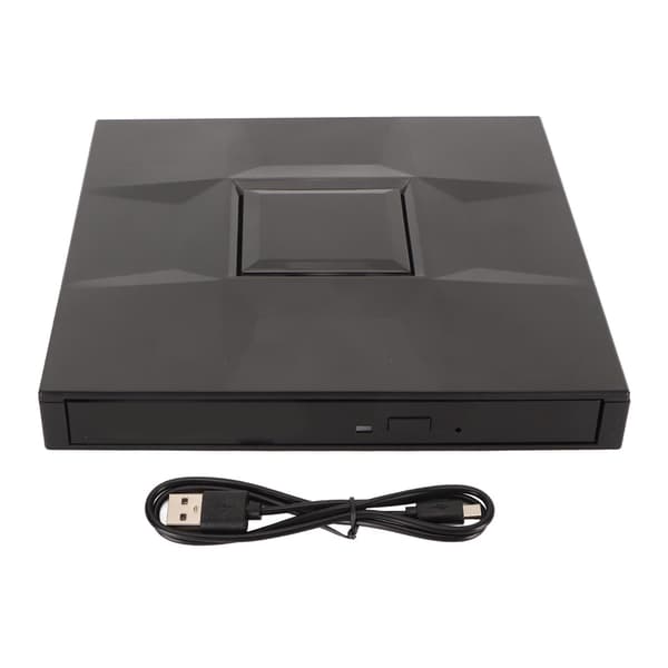USB3.0 USB C Ekstern CD DVD-drev USB Ekstern Optisk Diskdrev til Bærbar PC Stationær til Windows til OS X til Linux