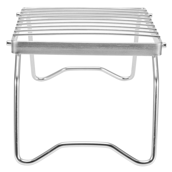 Bærbar Mini Grill i Rustfritt Stål - Sammenleggbar BBQ Grill for Utendørs Piknik og Fest