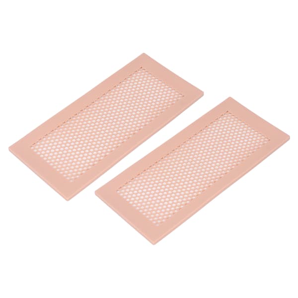 2 st barnsäkra ventilationsskydd skyddande silikon säkra ventilationsskydd för hemmagolv brun