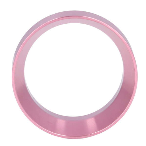 Doseringstratt i aluminiumlegering, universell doseringsring med magnetism för hushåll, kaffebryggare, Shoprose rosa 51 mm