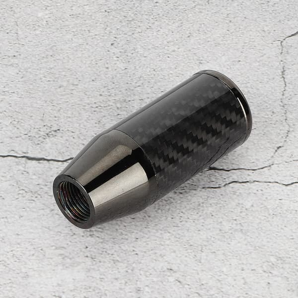 Universal gearknop til bil, manuel, aluminiumslegering, kulfiber