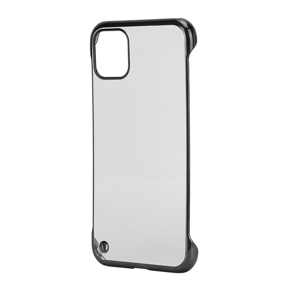 Elektropläterad Hård PC Iphone 11 Halv Ram Transparent Mobilskal