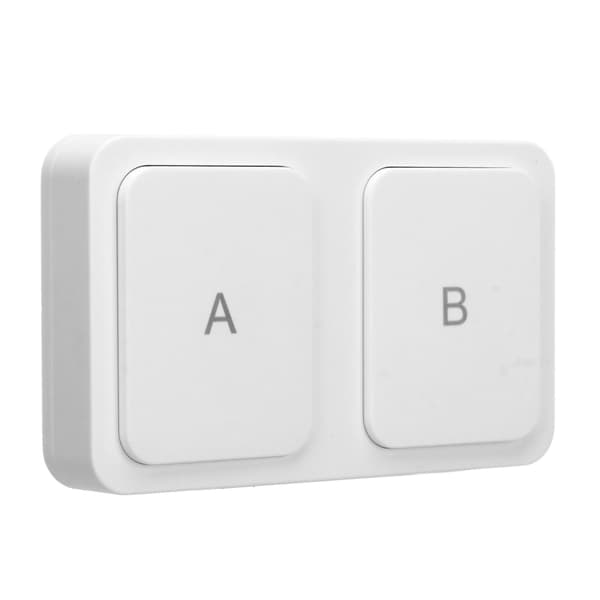 Trådløs Smart Scene Switch Smart Home-enheder 2-vejs trykknapkontakt til Tuya Zigbee-forbindelse