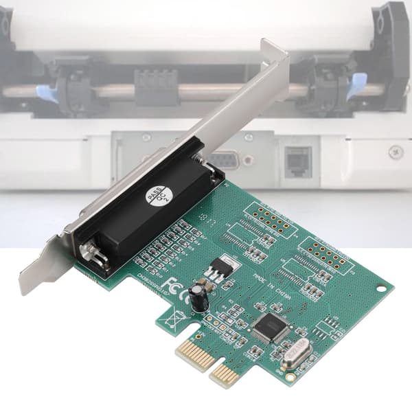 Parallel Port DB25 LPT Printer til PCI-E Express Kort Konverter Adapter