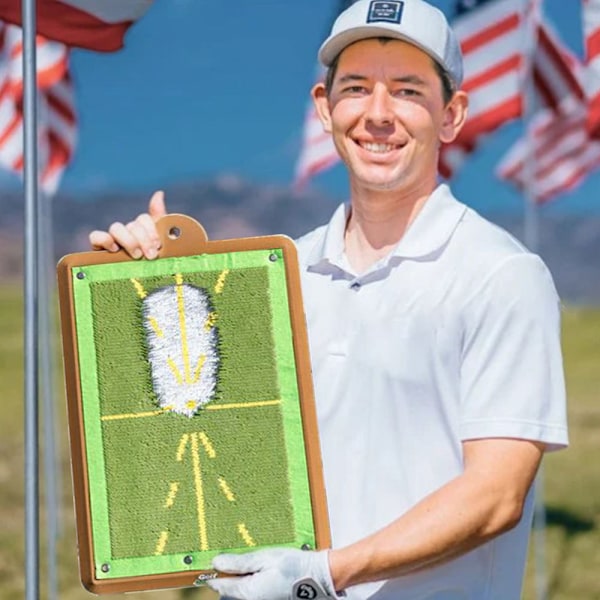 Golfswing träningsmatta, inomhus/utomhus vaddmatta