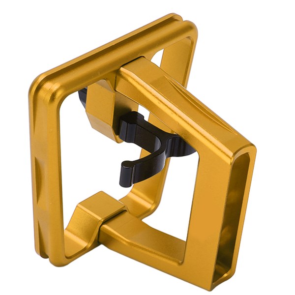 Foldebar cykelholder-adapter Aluminiumslegering hul udskåret monteringsbase til Poday Gold