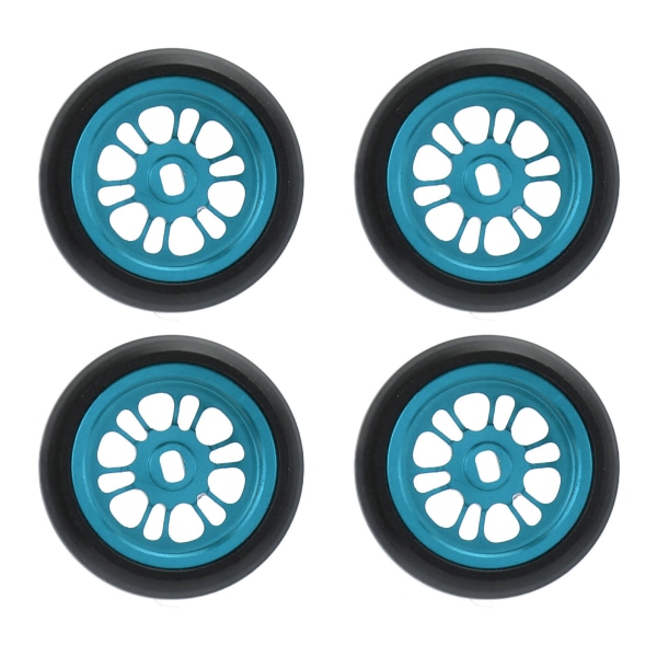 4 kpl RC Drift Tire Vahva iskunvaimennus Korkea kulutuskestävyys Helppo asennus RC-autonrenkaat 1/28 RC Car Blue