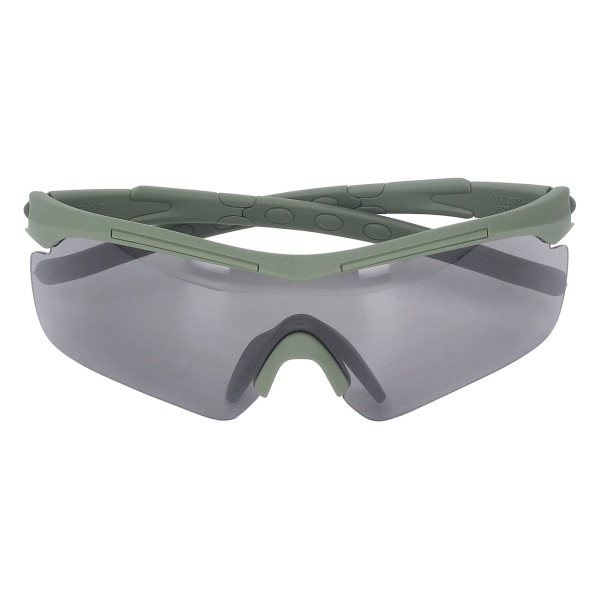 Sportsolglasögon PC-lins Svettsäkra cykelglasögon för skidåkning Bergsklättring Motorcykel Elektromobil OD Grön