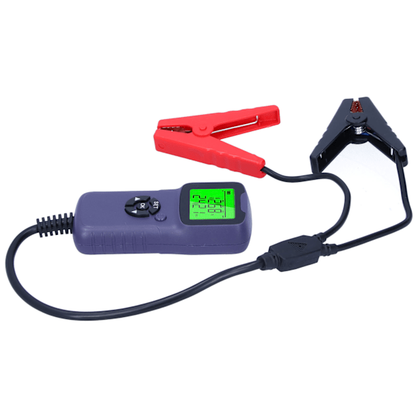 A300 Digital Bilbatteri Tester LCD Batteritest Analysator Auto Test Diagnostiske VærktøjerLilla
