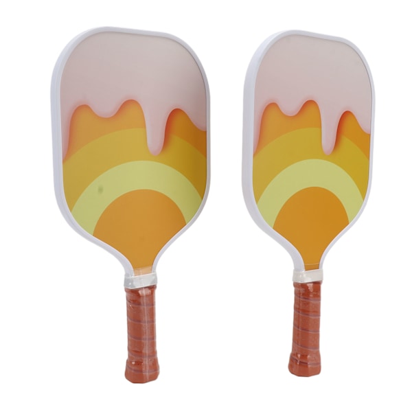 Set med paddelracketar i glasfiber, polypropen, mjukt grepp, bärbara, lätta, med väska
