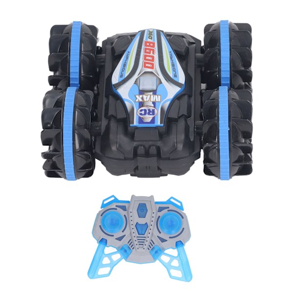 Amfibisk RC Stuntbil USB-laddning Dubbelsidig 2.4G Fjärrkontroll Driftbil för Barn