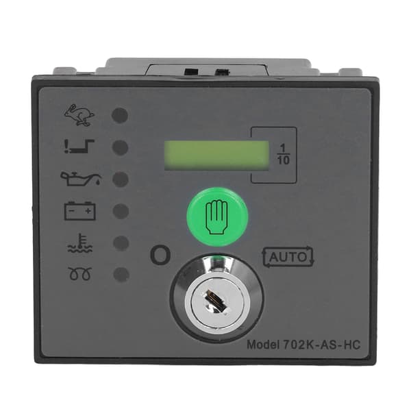 Generator kontrollmodul Auto Start LED-indikator LCD-skjerm Aggregatkontroller 8-35VDC