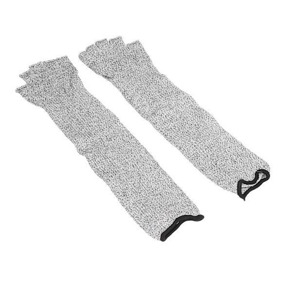 Arm Guard 45cm Rivbestandighed Anti-skærende Niveau 5 Beskyttelse Sikkerhedsbeskyttende ærmer til havekøkken