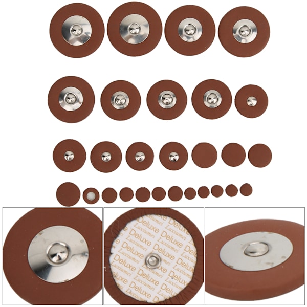 28kpl Multi Size Sax Nahkapehmusteiden set sopraanosaksofonille