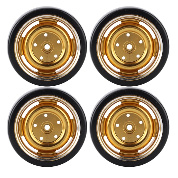4 stk 63 mm RC bil metallnav Drift dekk erstatningsdeler Tilbehør Passer til WPL D12 RC lastebil