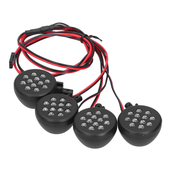 1/5 fjernbetjening bil 4 LED lys til Lotus Shape Receiver Power Light til HPI