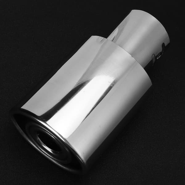 Universal biludstødningsrør i rustfrit stål, lyddæmper, 50 mm, 2 tommer, bagende