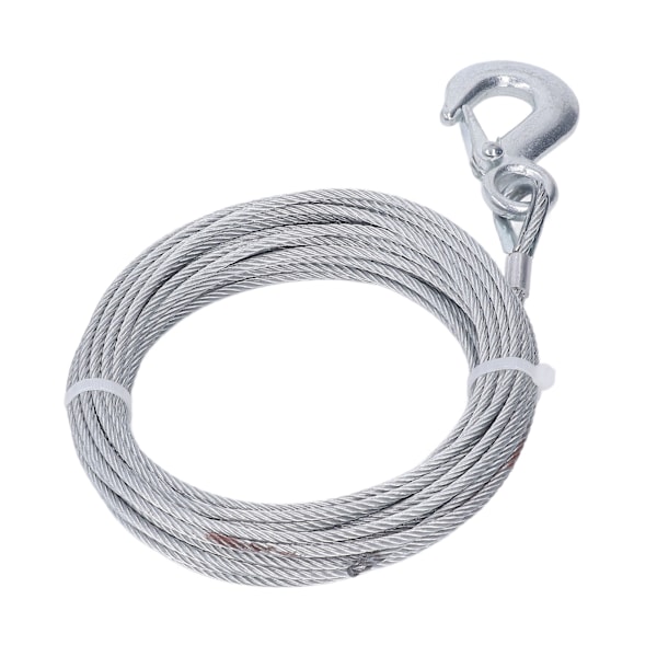 Vindespil Trådtov 4mmx12m Kabel 2000LBS Styrke Rustfrit Stål Galvaniseret Udskiftning