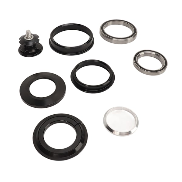 Cykel Framgaffel Skålset Aluminiumlegering Dubbla Lager Mountainbike Headset Distanser för 44‑56mm Avsmalnande Huvudrörsram