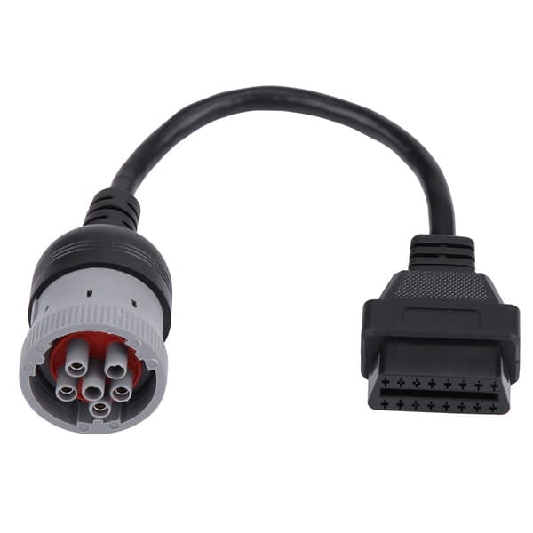16-benet hun OBD2 lastbil diagnostisk adapterkabel 6-benet bilværktøjsinterface