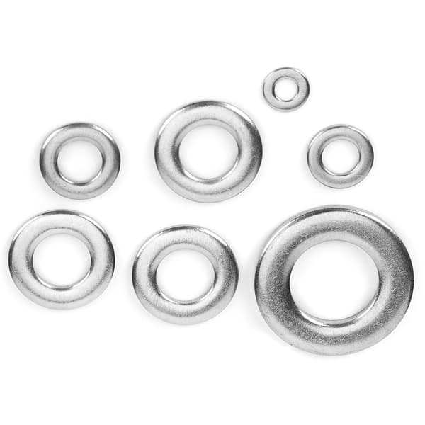 720 st plattbrickssats 304 rostfritt stål silver fjäderpackningssortiment M3-M12
