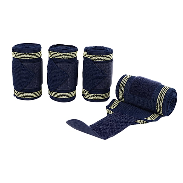 4 st. Hästbenskydd Multifunktionella Stall Bekväma Skyddande Hästbensbandage för Ridtillbehör