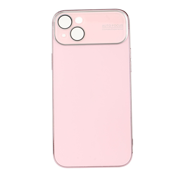 Elektropläterat phone case Stort fönsterobjektiv Kameraskydd Stötsäkert case Anti Scratch Rosa för IPhone 14 Plus