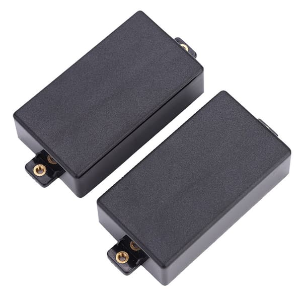 2 st. Humbucker-pickup-skydd för elgitarr, förseglade gitarrreservdelar (svarta)