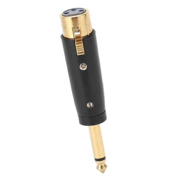 6,35 mm Mono Han til XLR Hun Audio Adapter Guitar Mikrofon Interface Kabel