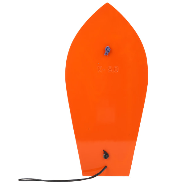 Plastic Fishing Trolling Diving Board Orange farve bærbart værktøjstilbehør til fiskebåd270 mm/10.6in