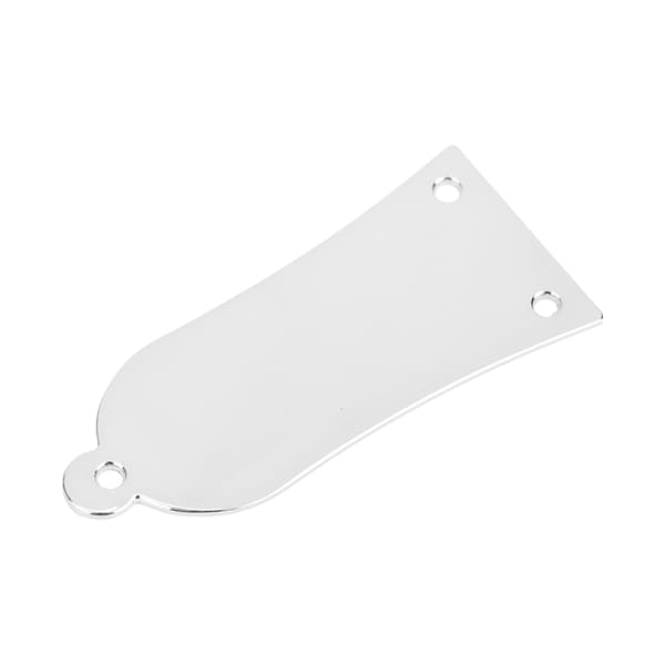 3 hål metall truss rod skydd med skruvar gitarr bas ersättning (silver)