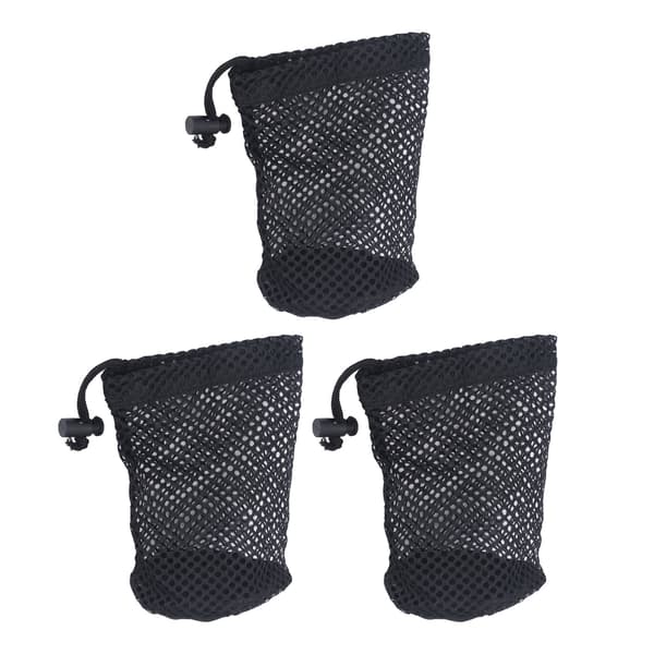 3 stk. Golf Mesh Taske Nylon Golfbold Net Taske Utility Tilbehør Organizer til 12 til 16 bolde
