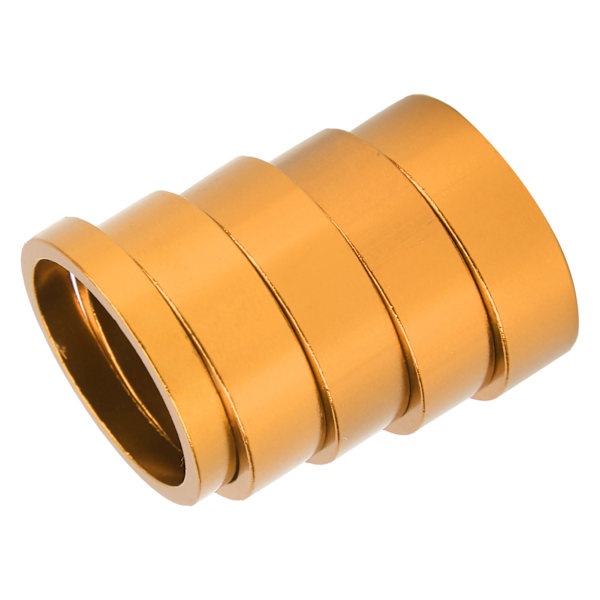 CANSUCC 5 st 28,6 mm MTB Cykel Framgaffel Brickset Cykel Stam Headset Distansbricka Gaffeltätning Guld