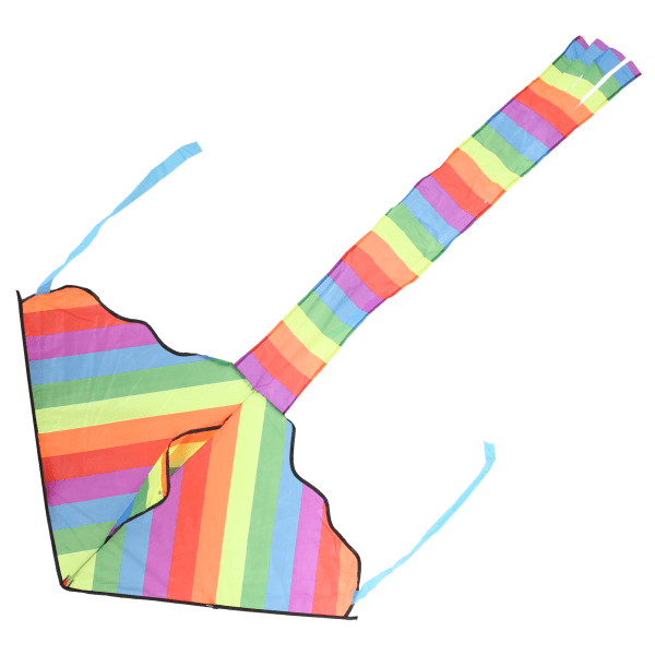 Utomhus High-Density FRP Rod Frame Rainbow x Long Tail Kite Underhållningstillbehör
