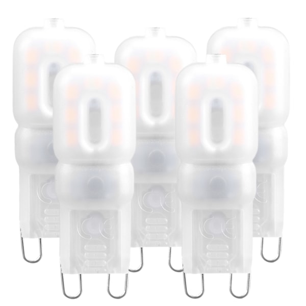 10 st 1,5 W G9 LED-lampor Hushåll 14LED Taklampa Glödlampa Varm Vit (230V)