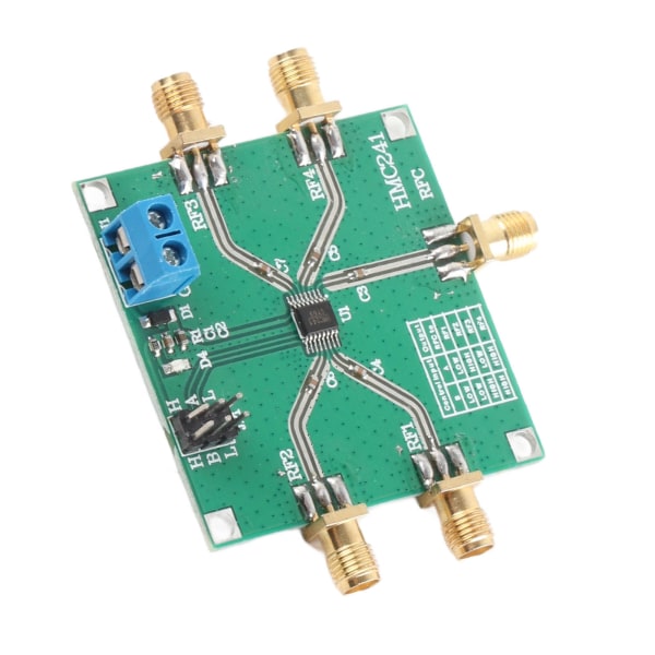 SP4T RF Switch Board DC‑3.5GHz Single Pole 4 Throw Wireless RF Switch Module til basestation CATV DBS