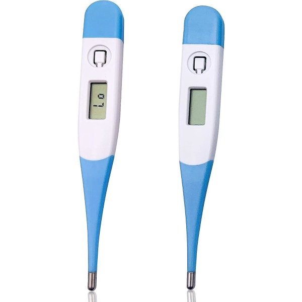 Snabba och exakta orala termometrar för vuxna och barn med axillär temperatur och feber
