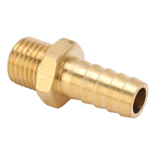 Messing Barb Forbinder Lige Slange Samler Fitting til Luft Brændstof Rør Gas Slange 7/16in M14x1.5