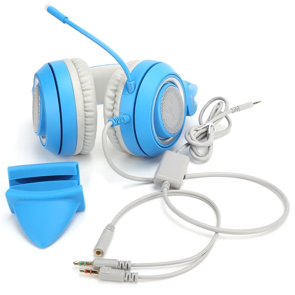 Somic 3,5 mm Universal Stereo Gaming Katteøre Headset til PS4 Xbox One PC Mobiltelefon Blå