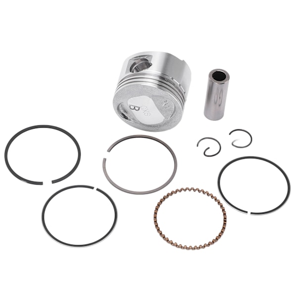 Stempelforsamling Metal Stempelring Stiftklips Motordele til GY6‑60cc Go Karts Scootere ATV UTV Motorcykler