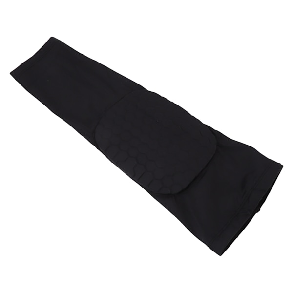 Sport Knäskydd Svart Mjuk Flexibel Polyester Ergonomisk Bärbar Skyddande Kompressionsknäskydd för Män Kvinnor M