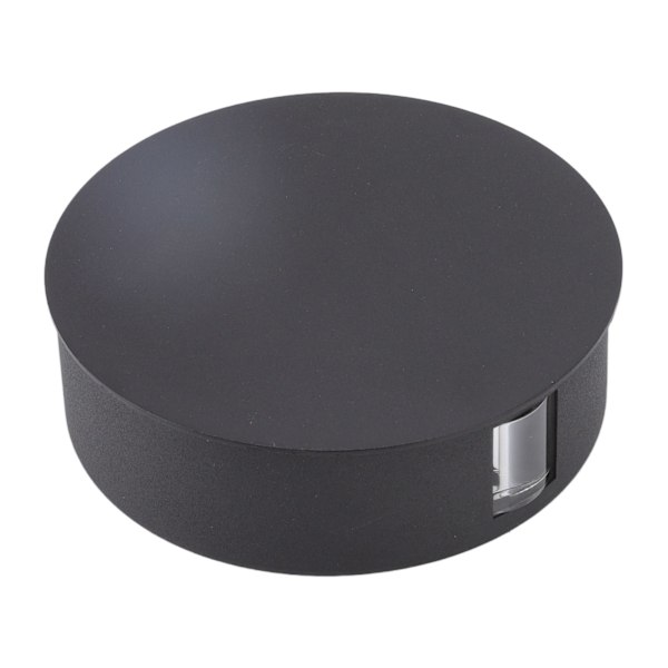 Væglampe LED Moderne Aluminium Udendørs Væglampe til Have Gang Soveværelse 6W AC85‑265V Sort