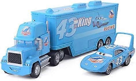 2-pakning Chick Hicks Lightning McQueen Onkel Container Lastebil 1:55 Diecast Metallmodell Bursdagsgaveleke for barn