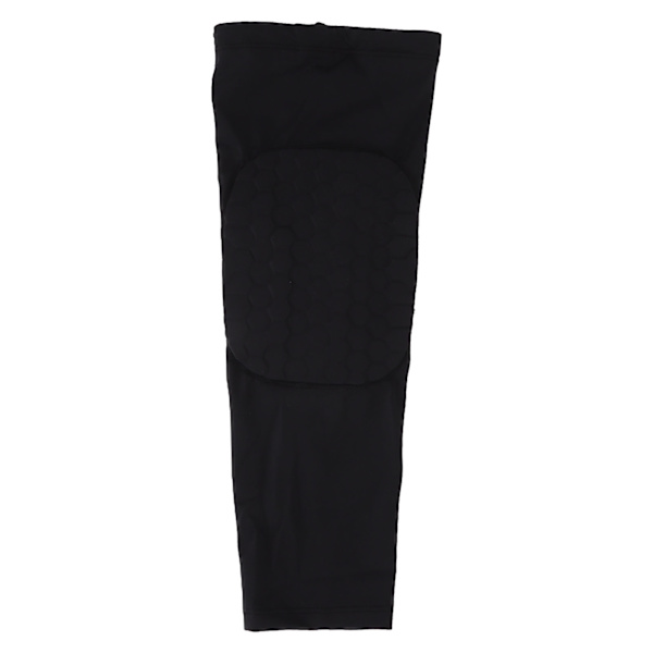 Sport Knäskydd Svart Mjuk Flexibel Polyester Ergonomisk Bärbar Skyddande Kompressionsknäskydd för Män Kvinnor M