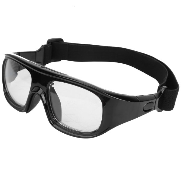 Slagtåliga PC Sport Basketglasögon Avtagbara huvudmonterade skyddsglasögon (svarta)