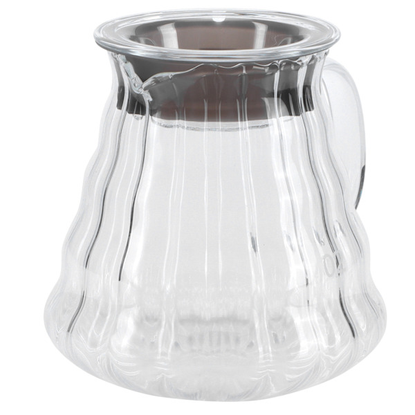 Kaffebehållare i hög borosilikatglas, vattenkokare, tekanna, tillbehör för hem och kontor, 500 ml