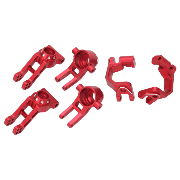 2 sæt RC Car Steering Cup Kit Aluminiumslegering bagaksel sæde C Base Passer til ARRMA 1/8 RC Car Red