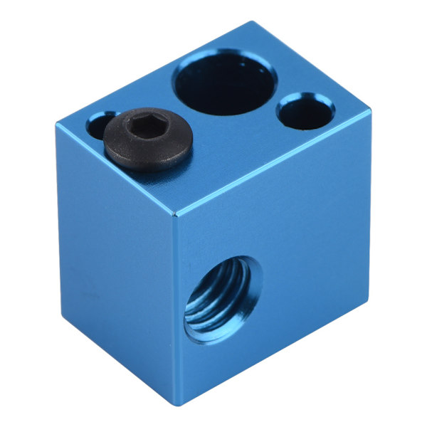 3D-skrivare tillbehör Aluminium värmeblocksvärmare Hot End för Makerbot (blå)