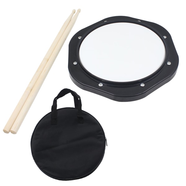 Lett 10 tommers Silent Plastic Drum Pad Musikkinstrumenter for øvelsestrening