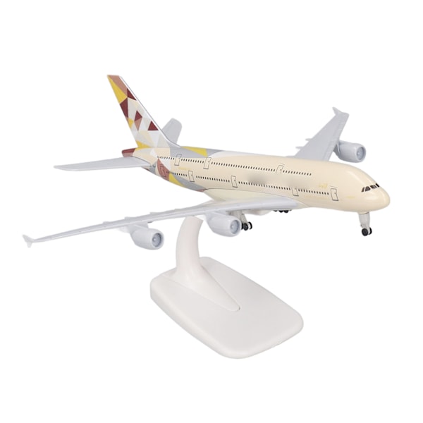 Simulerad legering passagerarplan modell leksaksmodell Diecast flygplansmodell dekoration för barn vuxen 7,9 tum
